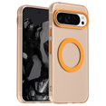 thumbnail image 1 of ELEHOLD Case for Google Pixel 9 / 9 Pro Magnetic Shockproof Case Slim Matte Transparent Rugged Cover, Skin Friendy Feel, Compatibel with MagSafe, Orange, 1 of 1
