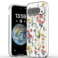 thumbnail image 1 of ELEHOLD Case for Google Pixel 9A, Elegant Transparent Follower Floral Slim Fit Shockproof Phone Case Fingerprint Resistant Cover for Google Pixel 9A ,C, 1 of 5