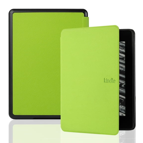 ELEHOLD Case for Kindle Paperwhite 5 (11th Generation) 2021, Anti-Scratch Slim Lightweight PU Leather Auto Sleep/Wake Case for Kindle Paperwhite 5 (11th Generation) 2021,Green