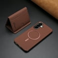 thumbnail image 1 of ELEHOLD Case for Samsung Galaxy A26 5G, 2-in-1 Detachable Magnetic Wallet Case with Card Holder, RFID Blocking Shockproof PU Leather Cover with Kickstand,Brown, 1 of 5