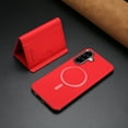 thumbnail image 1 of ELEHOLD Case for Samsung Galaxy A36 5G, 2-in-1 Detachable Magnetic Wallet Case with Card Holder, RFID Blocking Shockproof PU Leather Cover with Kickstand,Red, 1 of 5