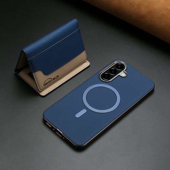 ELEHOLD Case for Samsung Galaxy A56 5G, 2-in-1 Magnetic Detachable Wallet Case, RFID Blocking PU Leather Flip Cover with Kickstand & Card Holder,Darkblue