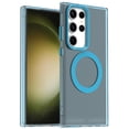thumbnail image 1 of ELEHOLD Case for Samsung Galaxy S23 Plus Magnetic Shockproof Case Slim Matte Transparent Rugged Cover, Skin Friendy Feel, Compatibel with MagSafe, Blue, 1 of 7