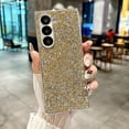 thumbnail image 1 of ELEHOLD Case for Samsung Galaxy Z Fold 6,  Bling Diamond Back Lightweight Non-Slip Shock-Absorbent Plastic Shockproof Protective Case for Samsung Galaxy Z Fold 6,Gold, 1 of 7