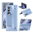 thumbnail image 1 of ELEHOLD Case Samsung Galaxy Z Fold 6,Case with Pen & Pen Holder with Kickstand & Hinge Protection,Protective Case Cover with Screen Protector,Blue, 1 of 8