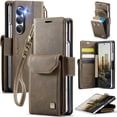 thumbnail image 1 of ELEHOLD Case Samsung Galaxy Z Fold 6, RFID Blocking Leather Wallet Case with Multi-Card Slots & Kickstand,Brown, 1 of 7