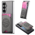 thumbnail image 1 of ELEHOLD Case for Samsung Galaxy Z Fold 7, Magnetic Detachable Card Slot Faux Leather Shockproof Lightweight Anti-Scratch Non-Slip Wallet Case for Samsung Galaxy Z Fold 7,Gray, 1 of 11