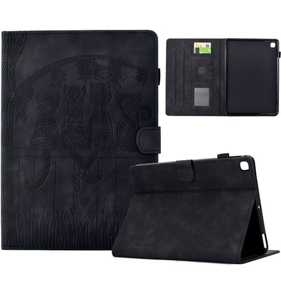ELEHOLD Case for Samsung Tab S5e 10.5" (2019), Slim PU Leather Case with Card Holder Folio Stand Cover Compatible with Samsung Tab S5e 10.5" (2019),Black