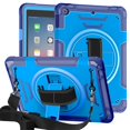 thumbnail image 1 of ELEHOLD Case for Apple iPad Air 11 (2024), Shockproof Case with 360°Rotating Adjustable Shoulder Hand Strap & Stand,Blue, 1 of 1
