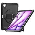 thumbnail image 1 of ELEHOLD Case for Apple iPad Air 13 (2024),Soft TPU Rugged Durable Case with 360° Rotating Hand Strap & Foldable Hidden Stand & Pencil Holder,Black, 1 of 12