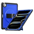 thumbnail image 1 of ELEHOLD Case for Apple iPad Pro 13 2024,Soft TPU Rugged Durable Case with 360° Rotating Hand Strap & Foldable Hidden Stand & Pencil Holder,Darkblue, 1 of 12