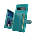 thumbnail image 1 of ELEHOLD Case for Google Pixel 7 2022, Wallet Credit Card Slot PU Leather Case Support Magnetic Car Mount Flip Stand Cover for Google Pixel 7,Green, 1 of 6