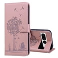 thumbnail image 1 of ELEHOLD Case for Google Pixel 7 Pro, Premium PU Leather Wallet Flip Case Folio Cover with Card Holder Kickstand,Rosegold, 1 of 5