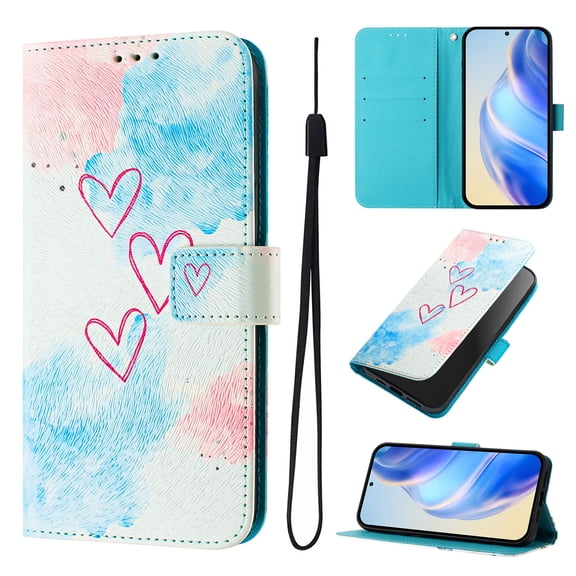 ELEHOLD Case for Google Pixel 8, Classic Elegant Premium PU Flip Wallet Case with Credit Card Slot & Magnetic Closure,T