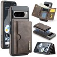 thumbnail image 1 of ELEHOLD Case for Google Pixel 8 Pro, Magnetic 2 in 1 Detachable Leather Wallet Case with Card Holder & Stand,Coffee, 1 of 10