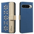 thumbnail image 1 of ELEHOLD Case for Google Pixel 8, RFID Blocking Wallet Phone Case with Kickstand, Flip Leather Cover with Card Slots,Darkblue, 1 of 7