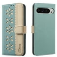 thumbnail image 1 of ELEHOLD Case for Google Pixel 8, RFID Blocking Wallet Phone Case with Kickstand, Flip Leather Cover with Card Slots,Green, 1 of 7