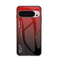 thumbnail image 1 of ELEHOLD Case for Google Pixel 9 / 9 Pro, Lightweight Gradient Glass Case Ultra Slim Shockproof Cover,Red, 1 of 10