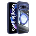 thumbnail image 1 of ELEHOLD Case for Google Pixel 9 / 9 Pro, Shockproof Anti-Scratch Full Camera Protector Case with 360° Ring Holder Stand,Blue, 1 of 9