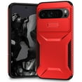 thumbnail image 1 of ELEHOLD Case for Google Pixel 9/9pro, Shockproof Anti-Scratch Protective Phone Case Slide Camera Lens Cover,Red, 1 of 6