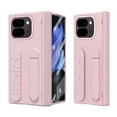 thumbnail image 1 of ELEHOLD Case for Google Pixel 9 Pro Fold, Anti-Drop Thin Hinge Protection Screen Protector Case with Strap & Kickstand,Pink, 1 of 7