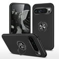 thumbnail image 1 of ELEHOLD Case for Google Pixel 9 Pro XL,Drop Protection Magnetic Case Camera Protection 360° Rotating Kickstand Cover,Black, 1 of 7