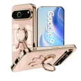 thumbnail image 1 of ELEHOLD Case for Google Pixel 9 Pro XL,Luxury Plating TPU Lightweight Case with Ring Magnetic Stand,Lightpink, 1 of 6