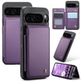 thumbnail image 1 of ELEHOLD Case for Google Pixel 9 Pro XL, PU Leather Wallet Magnetic Closure Case with RFID Blocking & Card Holder Slot,Purple, 1 of 8