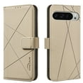 thumbnail image 1 of ELEHOLD Case for Google Pixel 9 Pro XL, RFID Blocking Leather Wallet Case, Flip Cover with Card Slots & Stand,Beige, 1 of 5