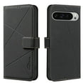 thumbnail image 1 of ELEHOLD Case for Google Pixel 9 Pro XL, RFID Blocking Leather Wallet Case, Flip Cover with Card Slots & Stand,Black, 1 of 5
