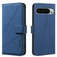 thumbnail image 1 of ELEHOLD Case for Google Pixel 9 Pro XL, RFID Blocking Leather Wallet Case, Flip Cover with Card Slots & Stand,Blue, 1 of 5