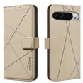 thumbnail image 1 of ELEHOLD Case for Google Pixel 9A, RFID Blocking Leather Wallet Case, Flip Cover with Card Slots & Stand,Beige, 1 of 5