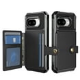 thumbnail image 1 of ELEHOLD Case for Google Pixel 9A, Wallet Credit Card Slot PU Leather Case Support Magnetic Car Mount Flip Stand Cover for Google Pixel 9A,Black, 1 of 6