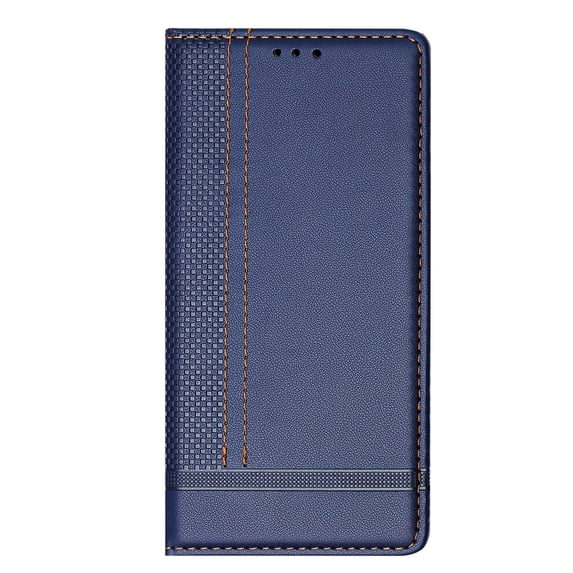 ELEHOLD Case for Moto G 5G (2024), Shockproof Faux Leather Wallet Phone Case Built-in Stand & Card Slots,Blue