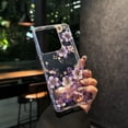 thumbnail image 1 of ELEHOLD Case for Moto G 5G (2025), Elegant Transparent Floral Shockproof Phone Case, Fingerprint Resistant Cover,G, 1 of 9