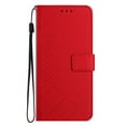 thumbnail image 1 of ELEHOLD Case for Moto G Play 4G (2024), Leather Wallet Case Stand Cover with Wrist Strap,Red, 1 of 7