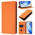 thumbnail image 1 of ELEHOLD Case for Moto G Power (2025), RFID Wallet Phone Case with Magnetic Closure, TPU + Faux Leather Cover Built-in Stand,Orange, 1 of 6