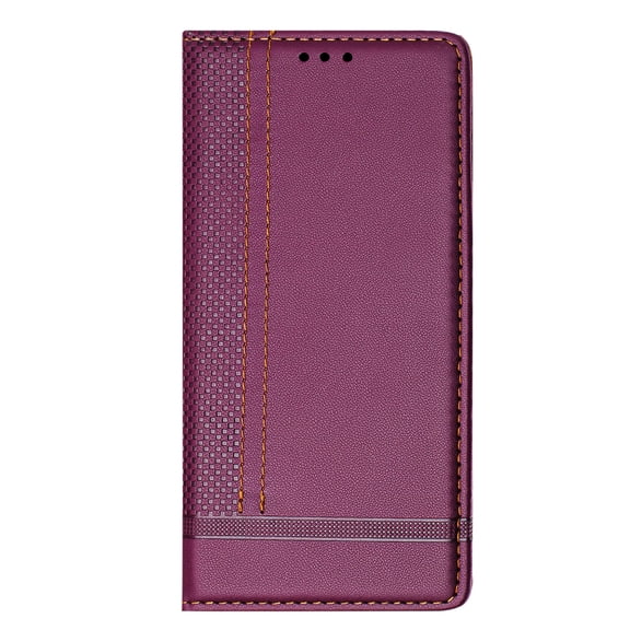 ELEHOLD Case for Moto G Stylus 5G (2025), Shockproof Faux Leather Wallet Phone Case Built-in Stand & Card Slots,Purple