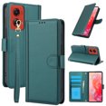 thumbnail image 1 of ELEHOLD Case for Motorola G Stylus 5G (2024), Shockproof PU Leather Crossbody Wallet Stand Case with Credit Card Holder & Wrist Strap,Green, 1 of 7