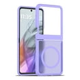 thumbnail image 1 of ELEHOLD Case for Motorola Razr 2024, Shockproof Magnetic Skin-Feel Case,Compatible with Wireless Charging,Purple, 1 of 6