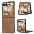 thumbnail image 1 of ELEHOLD Case for Motorola Razr 60/Razr 2025/Razr 2024, Shockproof Phone Case Slim Anti-Scratch PC Cover,Brown, 1 of 8