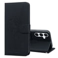 thumbnail image 1 of ELEHOLD Case for Samsung Galaxy A12, Premium PU Leather Wallet Flip Case Folio Cover with Card Holder Kickstand,Black, 1 of 6