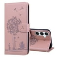 thumbnail image 1 of ELEHOLD Case for Samsung Galaxy A12, Premium PU Leather Wallet Flip Case Folio Cover with Card Holder Kickstand,Rosegold, 1 of 6