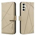 thumbnail image 1 of ELEHOLD Case for Samsung Galaxy A16 5G, RFID Blocking Leather Wallet Case, Flip Cover with Card Slots & Stand,Beige, 1 of 5