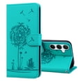 thumbnail image 1 of ELEHOLD Case for Samsung Galaxy A34 5G, Premium PU Leather Wallet Flip Case Folio Cover with Card Holder Kickstand,Green, 1 of 6