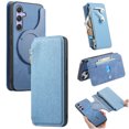 thumbnail image 1 of ELEHOLD Case for Samsung Galaxy A54 5G, Magnetic Detachable Flip Business Leather Wallet Case with Kickstand & Card Slot,Blue, 1 of 9
