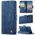 thumbnail image 1 of ELEHOLD Case for Samsung Galaxy S22 Plus, Luxury PU Leather Wallet RFID Blocking Case,Card Slots & Wireless Charging Compatible,Blue, 1 of 9
