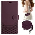 thumbnail image 1 of ELEHOLD Case for Samsung Galaxy S23 Ultra, RFID Leather Wallet Stand Case with Long Shoulder & Wrist Strap,Wireless Charging,Darkpurple, 1 of 8