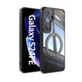 thumbnail image 1 of ELEHOLD Case for Samsung Galaxy S24 FE, Shockproof Anti-Scratch Full Camera Protector Case with 360° Ring Holder Stand,Black, 1 of 11