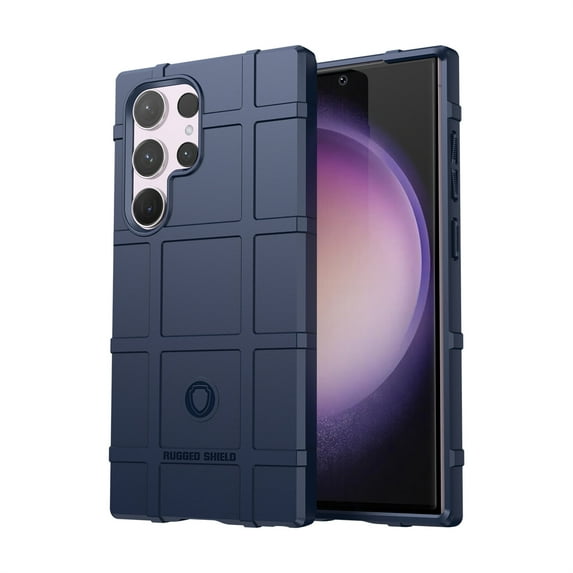 ELEHOLD Case for Samsung Galaxy S24 Ultra, Rugged Protective Cover Non-Slip Anti-Scratch Slim Shockproof Case for Samsung Galaxy S24 Ultra,Blue